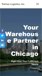 Mobile Screenshot of partnerlogistics.com